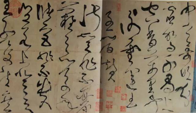 唐代张旭草书作品美国馆藏,唐代张旭的草书古诗四帖收藏在哪