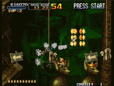 街机合金弹头boss大全,合金弹头2双人同屏恐怖彩蛋