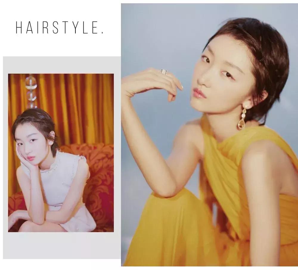 有刘海30-40岁懒人减龄扎发显脸小,除了齐刘海长脸型还适合什么刘海