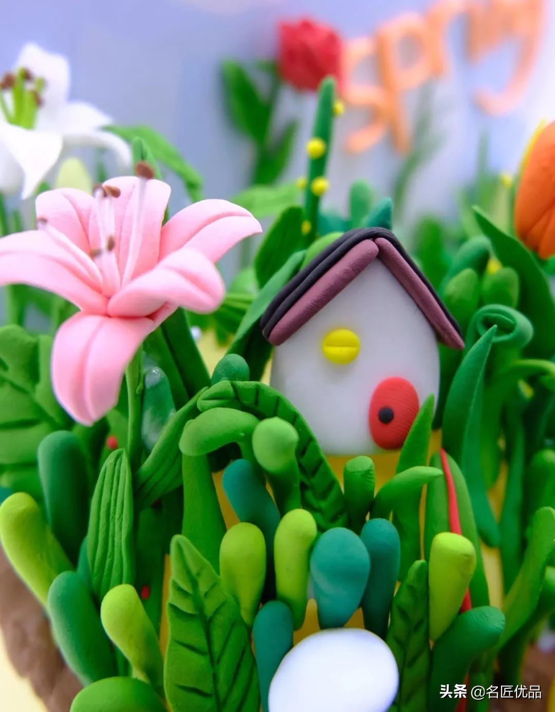 好玩又好看的粘土手工,简单的国庆节粘土手工方案