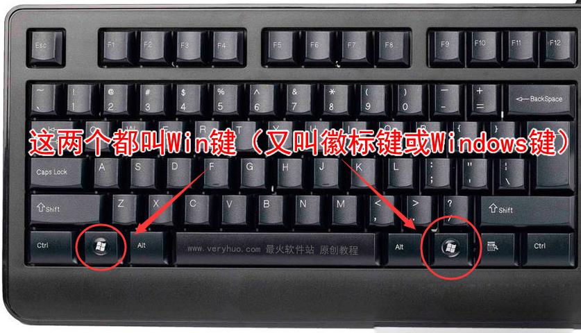 win键为什么叫win键,win徽标键是哪一个