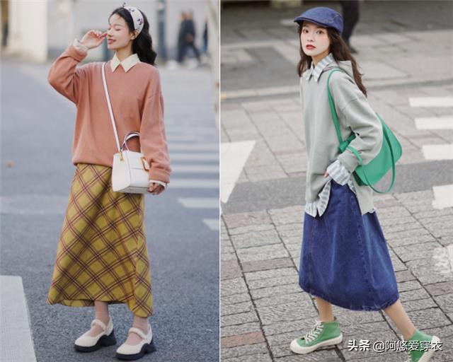 卫衣搭小衬衫最新穿法,还在穿卫衣内搭衬衣才够时髦
