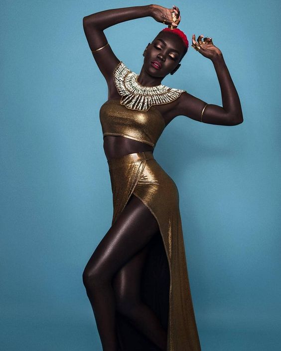 全球十大最黑模特,全球最黑美人模特