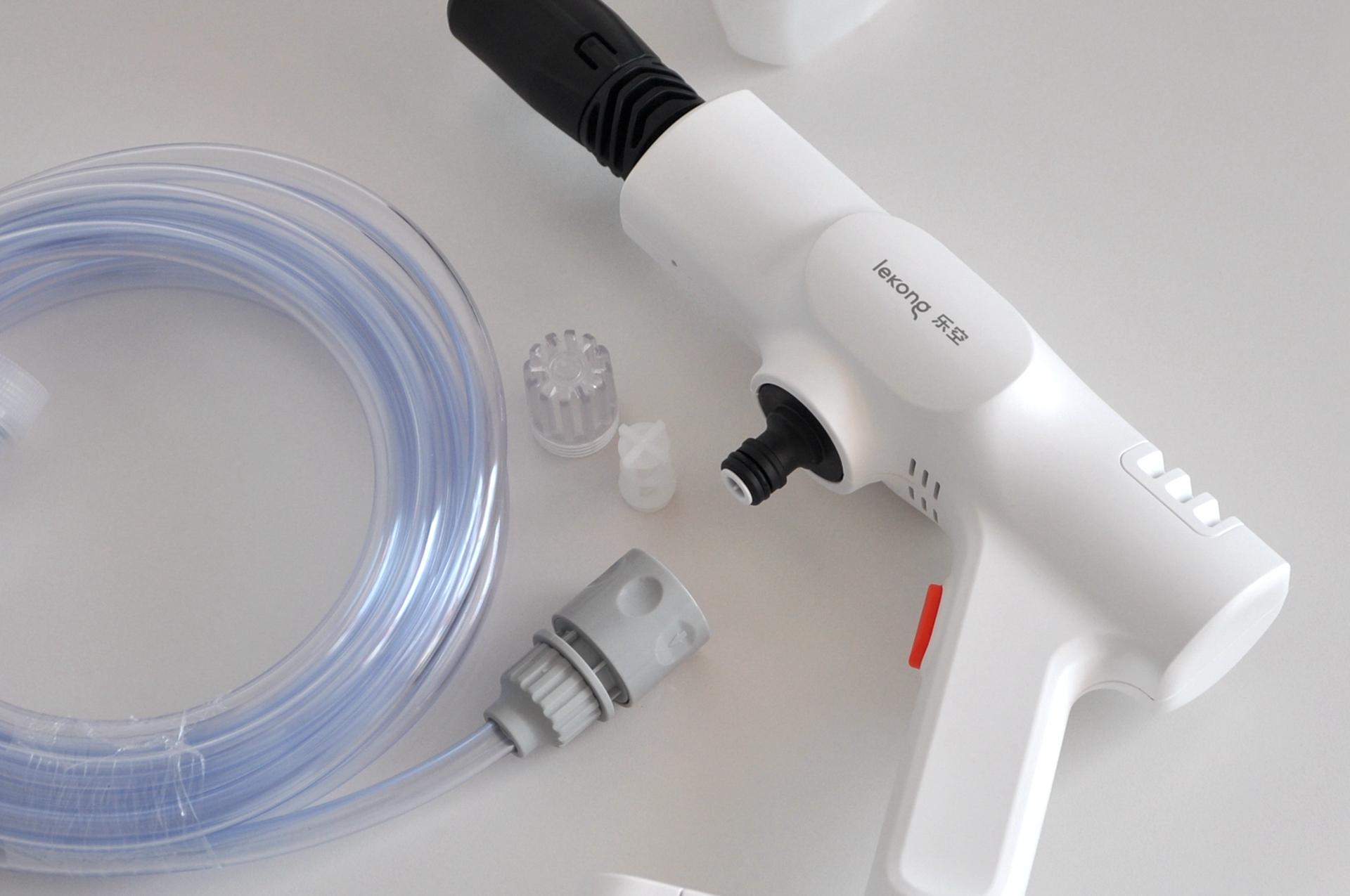 乐空手持锂电洗车机评测,便携洗车机220v高压家用