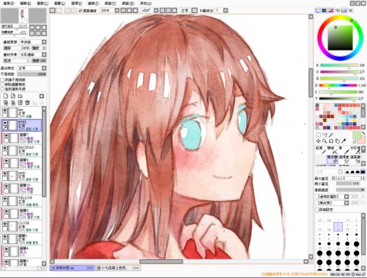 sai水彩画的完整步骤,sai画水彩场景怎么画