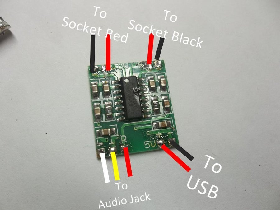 USB供电音频一体小音箱,自己制作迷你音频放大器