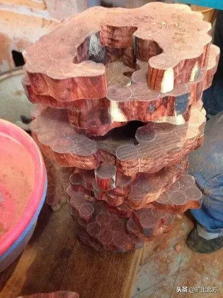 老料印度小叶紫檀佛珠手串,印度小叶紫檀佛珠制作流程