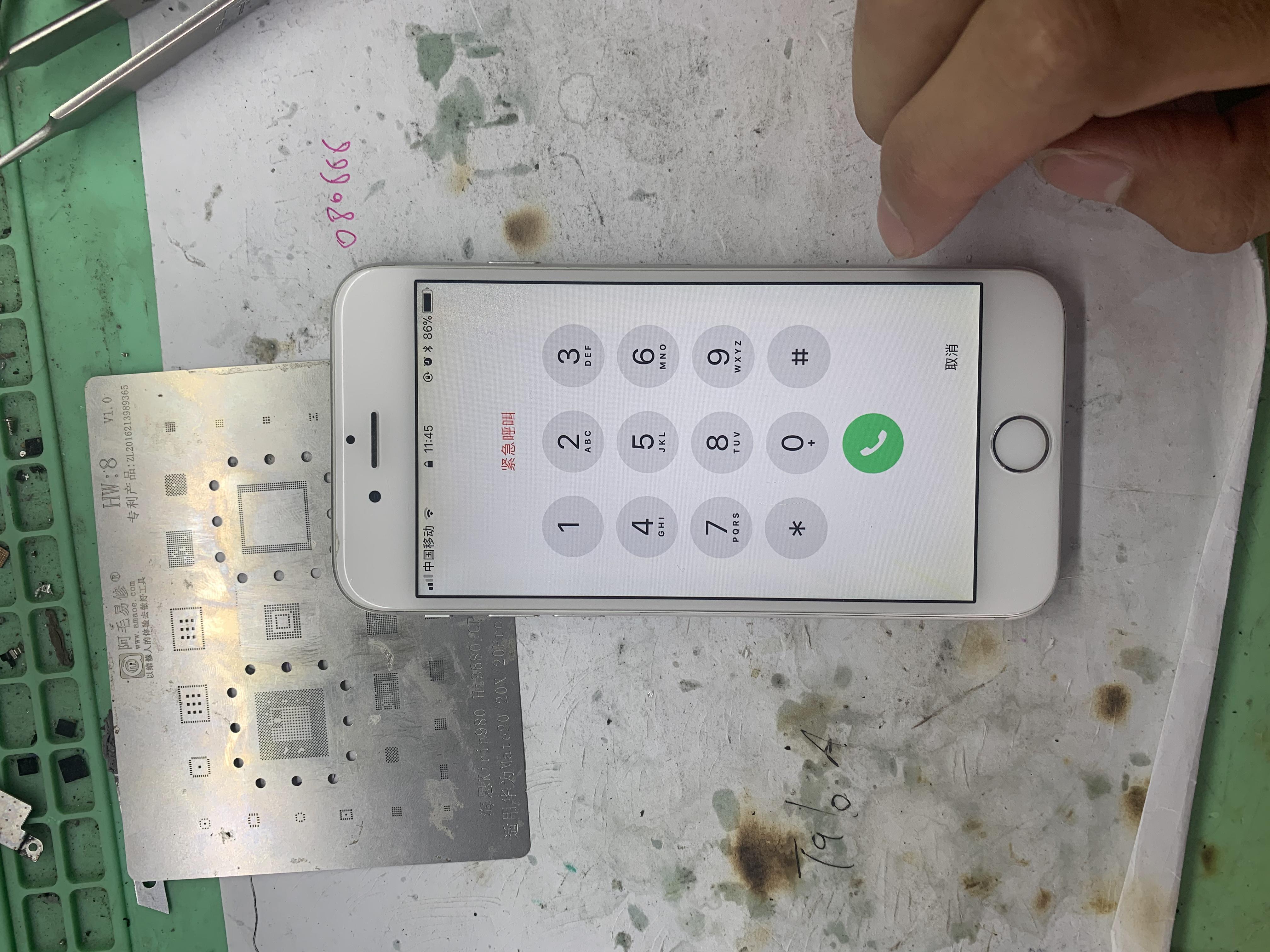 苹果6splus白苹果开不开机怎么办,苹果6splus不开机维修思路