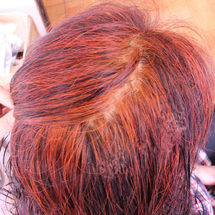 把头发染白发伤害大吗,老年人为什么爱染红色的头发