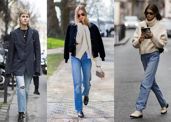 过时直筒裤怎么穿出高级感,直筒裤这么流行这样穿显瘦又时尚