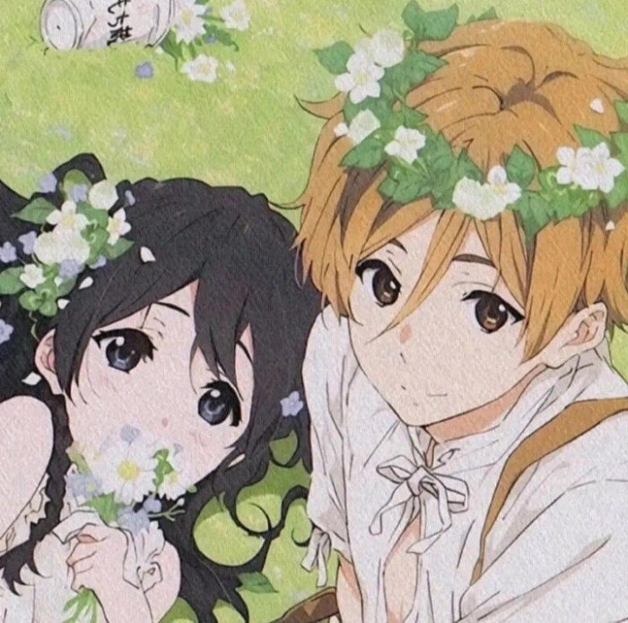 情侣头像动漫一男一女情头,情侣头像动漫分开一人一张