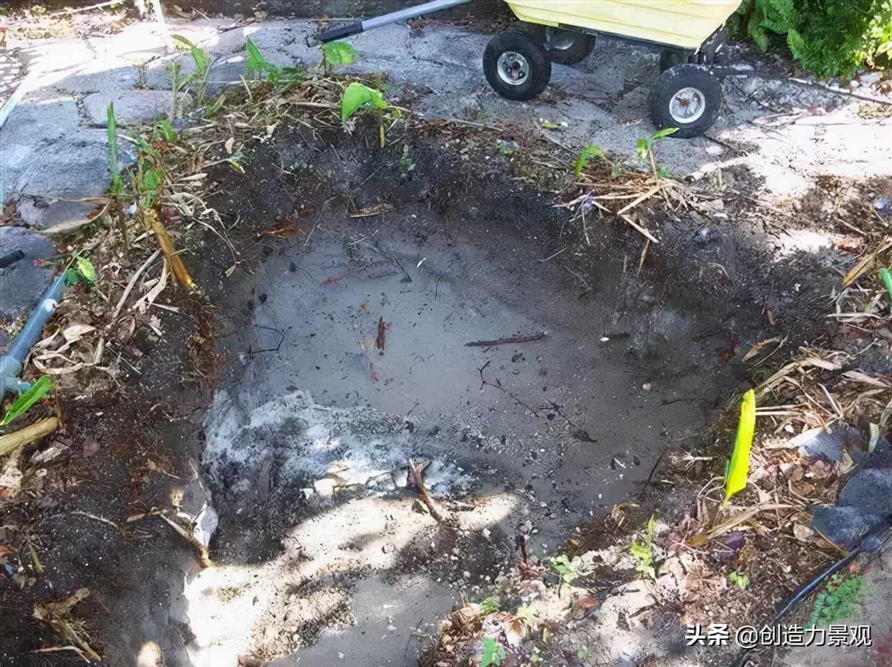 庭院喷泉水景制作,庭院自制大型喷泉水循环