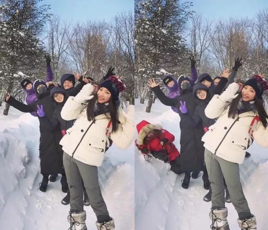 倪妮最近同款羽绒服,倪妮新中式羽绒服穿搭