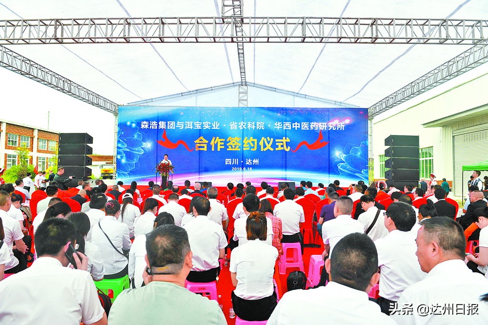 森浩集团与云南大理洱宝实业、省农科院、华西中医药研究所强强联手签约合作助推达川乌梅产业精深融合发展