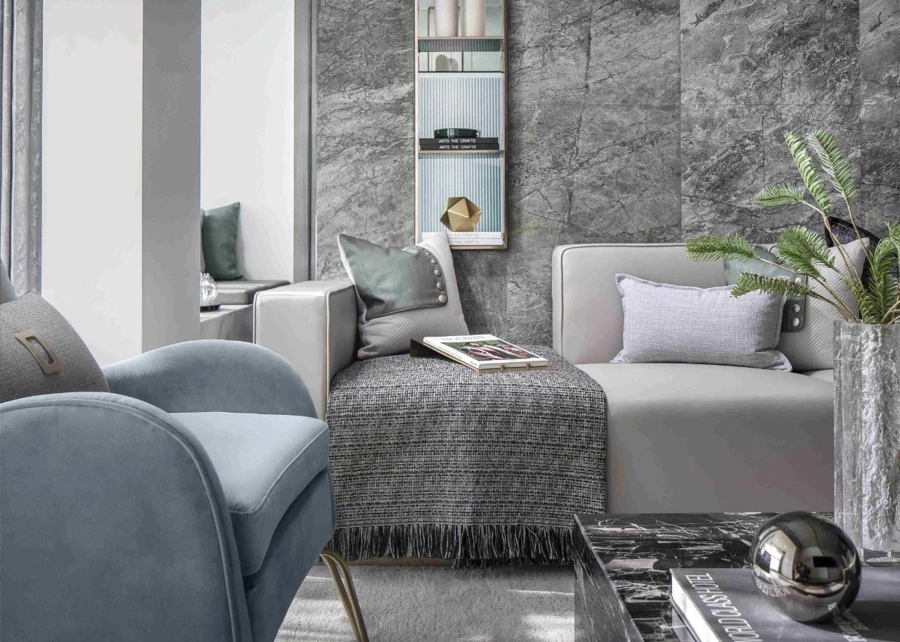 距离拥有一个爱马仕橙的家，不需要过多的费用，只需一片岩板设计