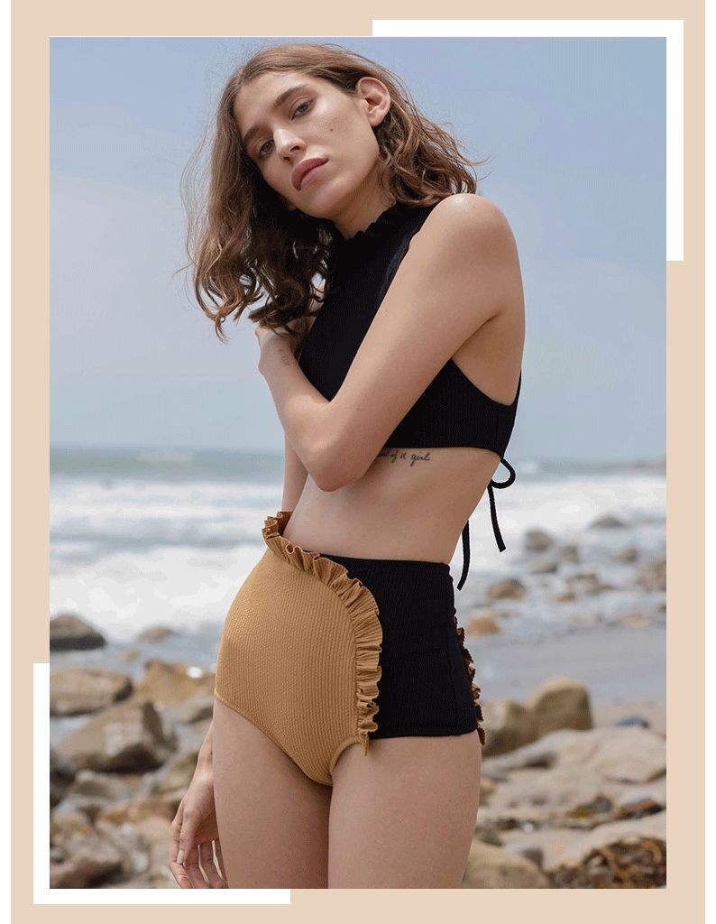 淘宝泳衣小众高级店铺推荐女,泳衣女款高级感小众设计露腰