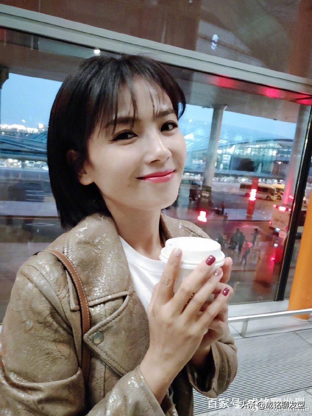 今年最受欢迎的一款短发洋气减龄,2019最流行时尚减龄的短发图片