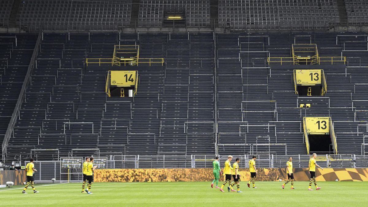 图片来自欧洲体育：保持“社交距离”的德甲