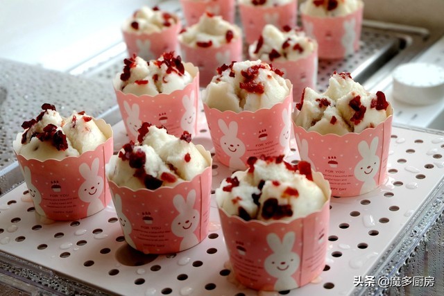 纯大米发糕怎么做又松又软开花,大米发糕的正宗做法简单又好吃