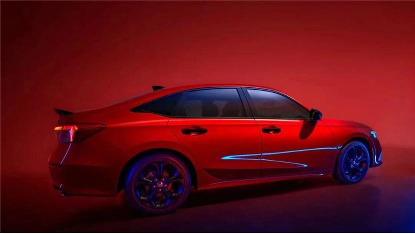 暗金蓝十一代思域高功率最低配,第十一代思域蓝色高功率版