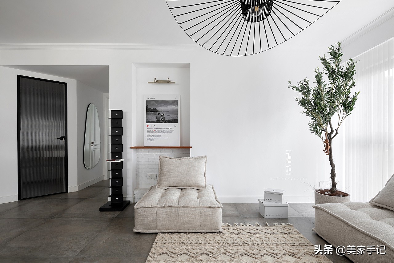 大面积留白风格装修,留白设计装修