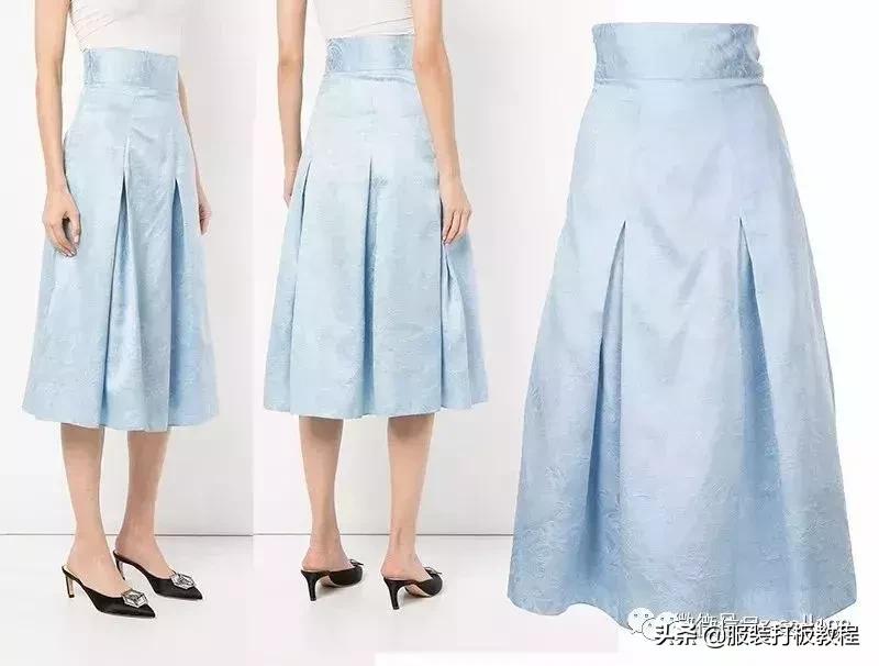 工字褶裙汉服怎样裁剪,工字褶半身裙的裁剪教程