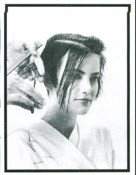 沙宣头短发流行发型剪发教程,沙宣短发发型剪发教程