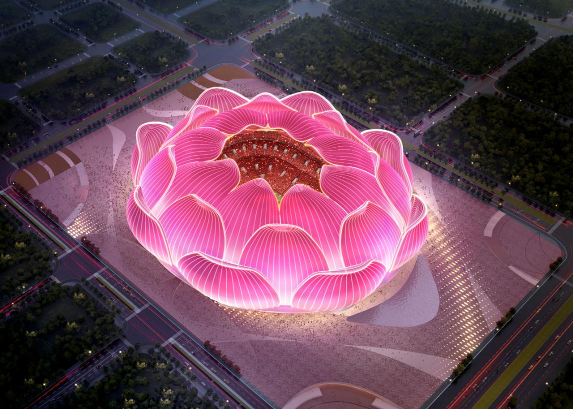 广州恒大荷花足球场视频,恒大足球场震撼全场