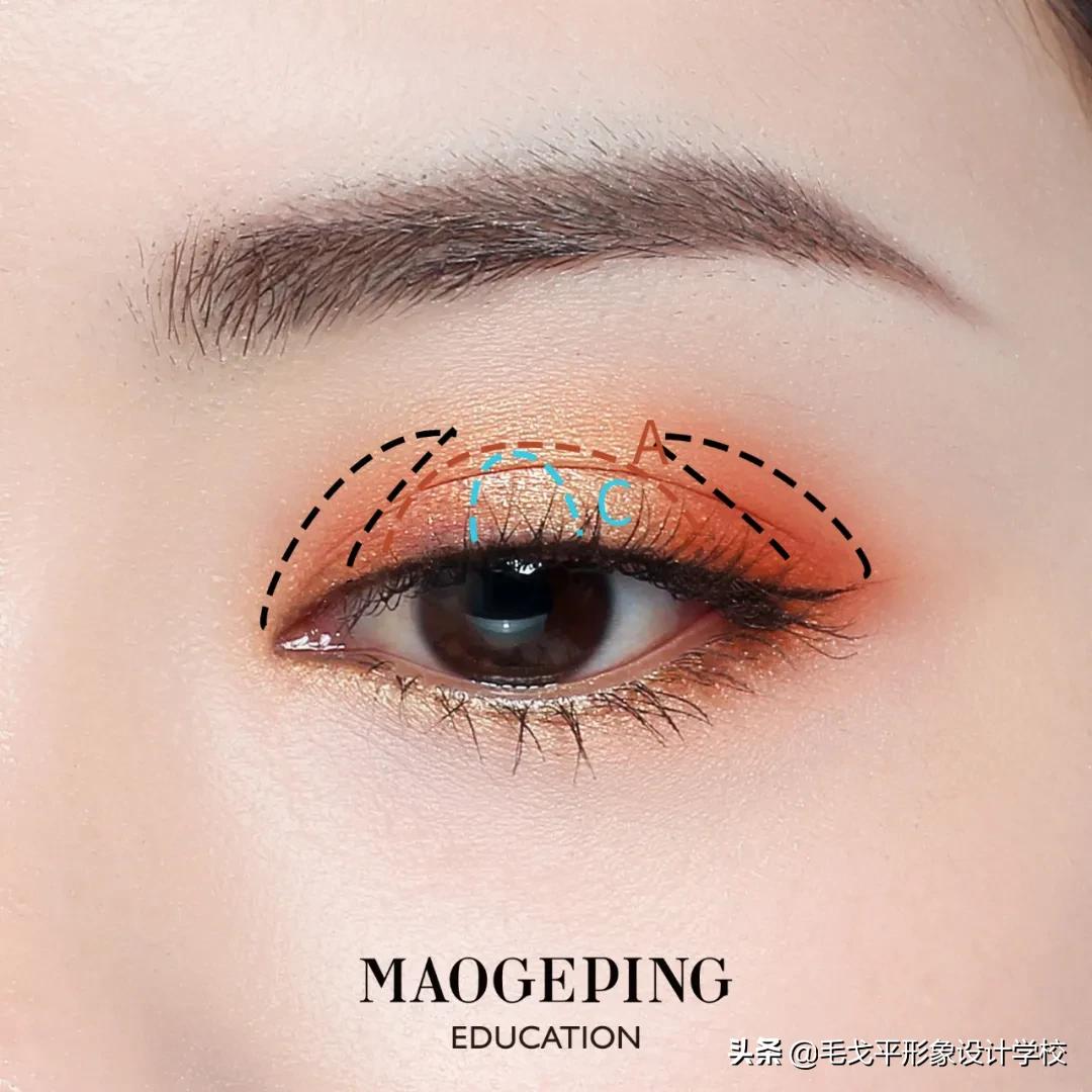 橘朵七色眼影盘33号眼影画法,眼影画法新手淡妆16色眼影盘