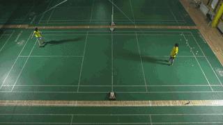 怎样才能打好后场高远球视频,反手各个点位的高远球