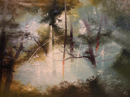 顶级的午后阳光风景油画,央美油画表现风格风景作品欣赏