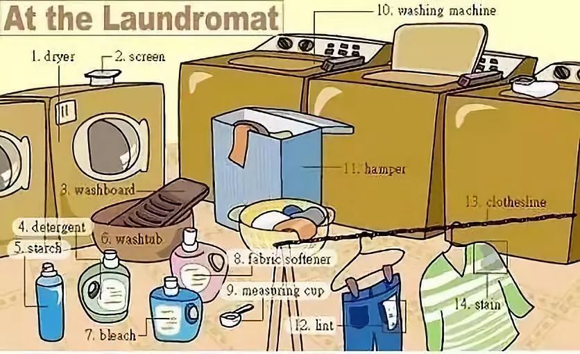 36张图让你记住中学英语所有生活用词，果断收藏