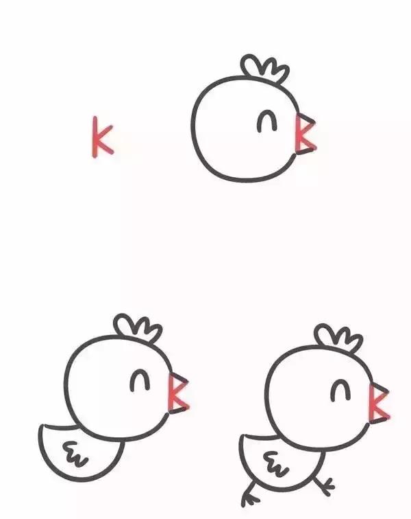 26个字母简笔画简单又好,26个英文字母简笔画大小写