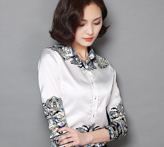 黑色雪纺衫搭配牛仔5分裤,泡泡袖雪纺衫搭配什么裤子好看