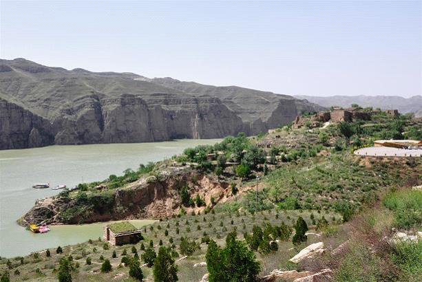 黄河乾坤湾七言诗,山西老牛湾乾坤湾
