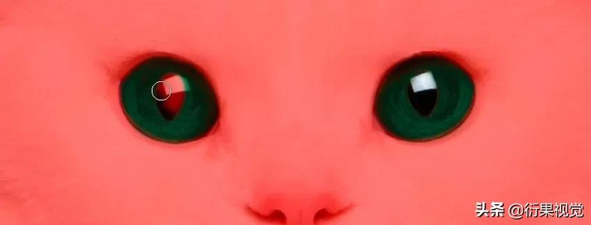 ps怎么把两只眼睛p成一样颜色,ps改图及抠图换背景颜色教程