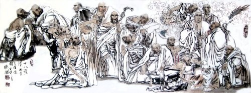 佛教十八罗汉都是修成正果的凡人,十八罗汉中迦叶尊者图片