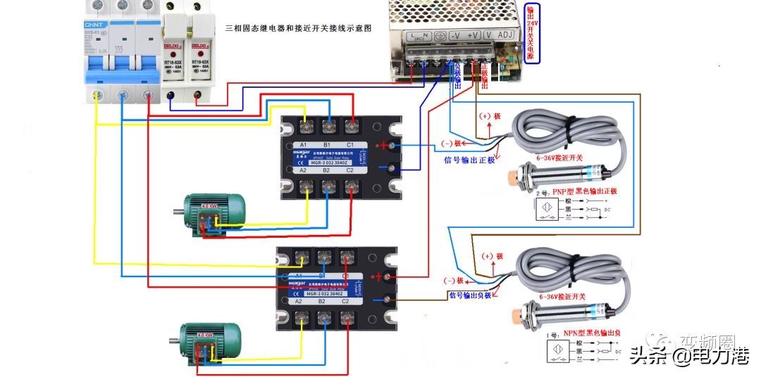 零基础学习电工彩图自学速成,零基础学电工高清彩图接线