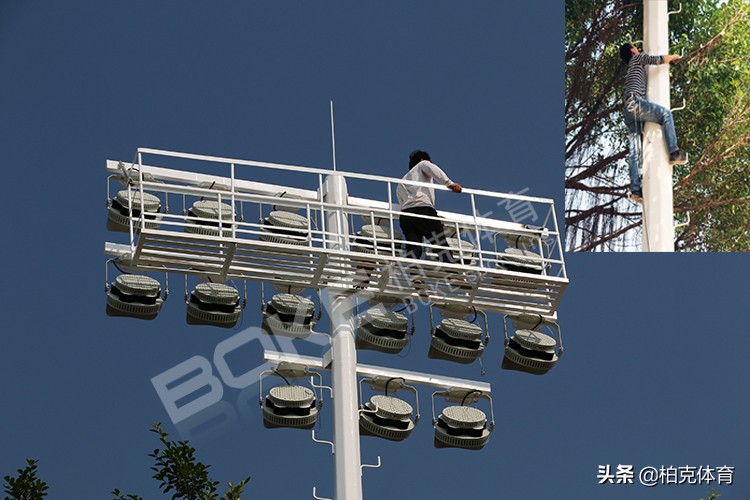 柏克案例巡展｜顺德职业技术学院攀爬式高杆灯案例