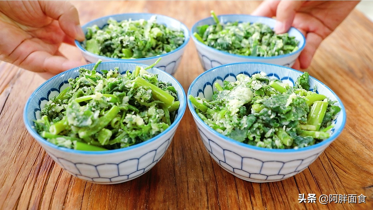 空心菜鸡蛋怎么蒸好吃,一盘空心菜一碗白米饭