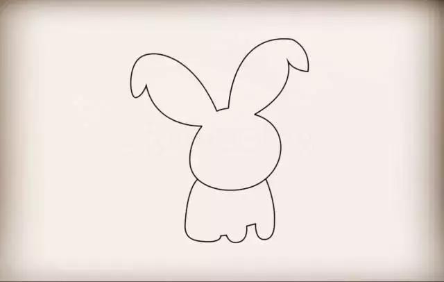 1-3岁简笔画入门小白兔,小白兔抱着胡萝卜简笔画怎么画
