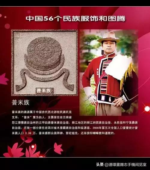 外网评论中国56个民族服饰,56个民族的图腾