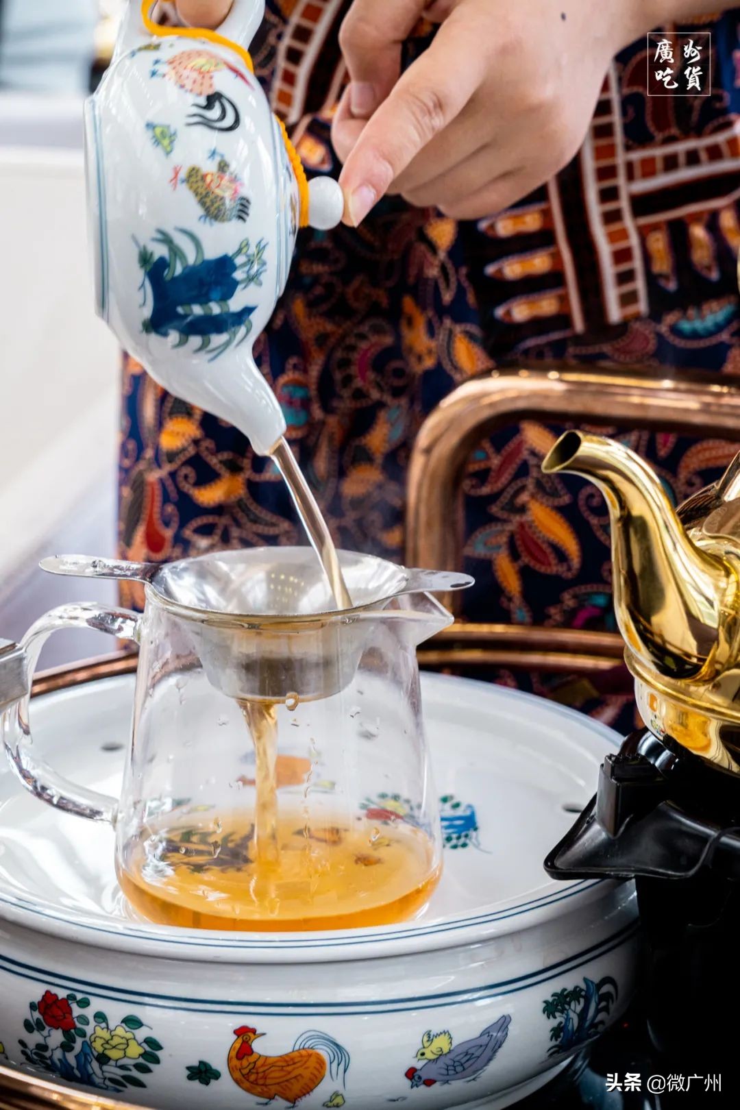 广州游船上吃早茶,广州船游珠江早茶