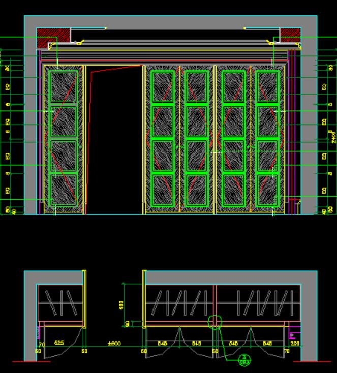 cad一套完整的施工图教程,cad画施工现场平面图样例教程