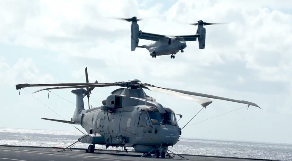 英国航母首次形成作战能力,280米航母有多大