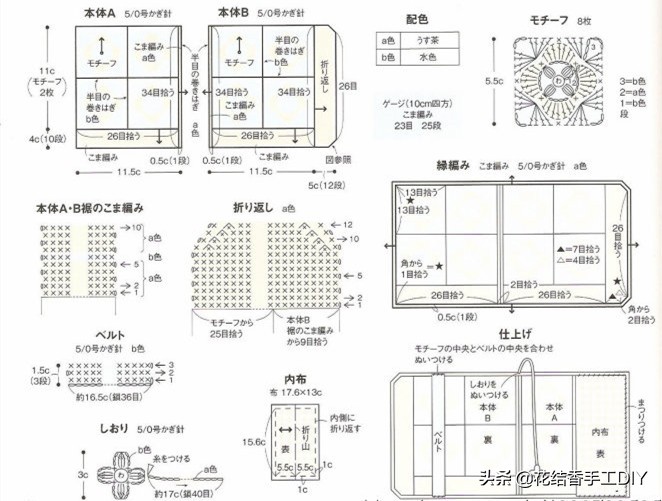 钩毛线饰品教程,毛线饰品的钩织图解