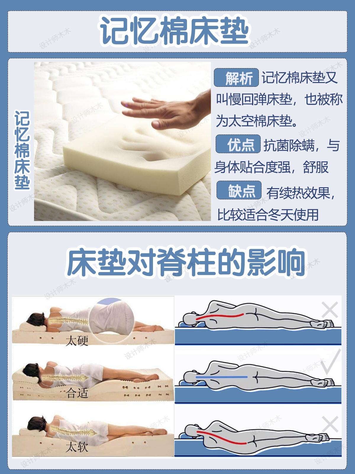 硬床垫和软床垫怎么选适合自己的,雅兰床垫和舒达床垫选哪个好