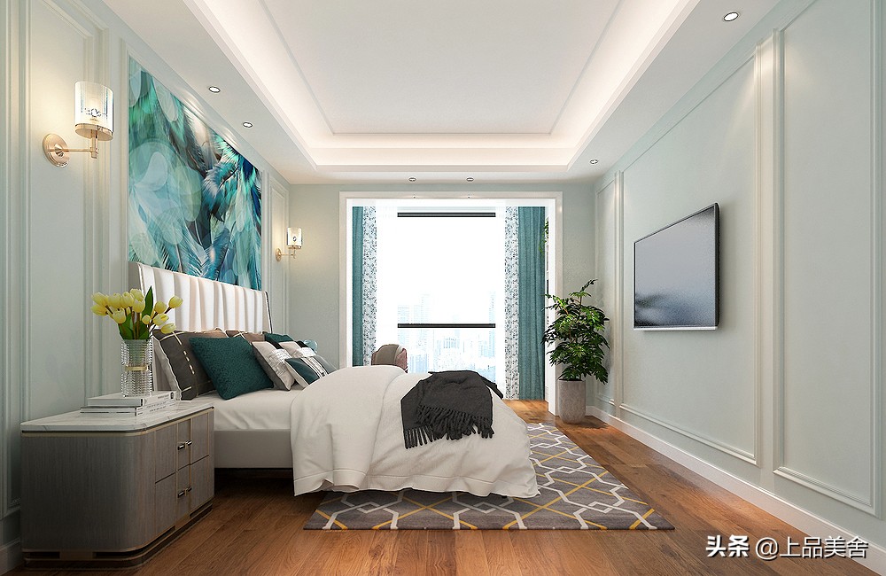 新中式复式沙发背景墙极简高级感,挑高意式极简沙发背景墙高级感