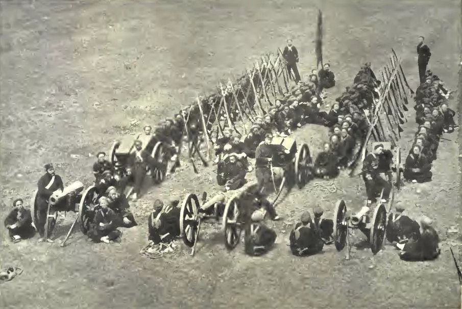 洋枪队是谁统领的,洋枪队近代化