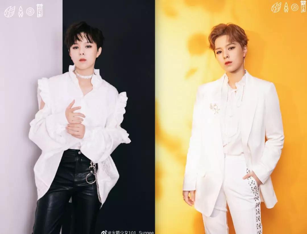 sunnee杨芸晴穿女装,sunnee杨芸晴短发